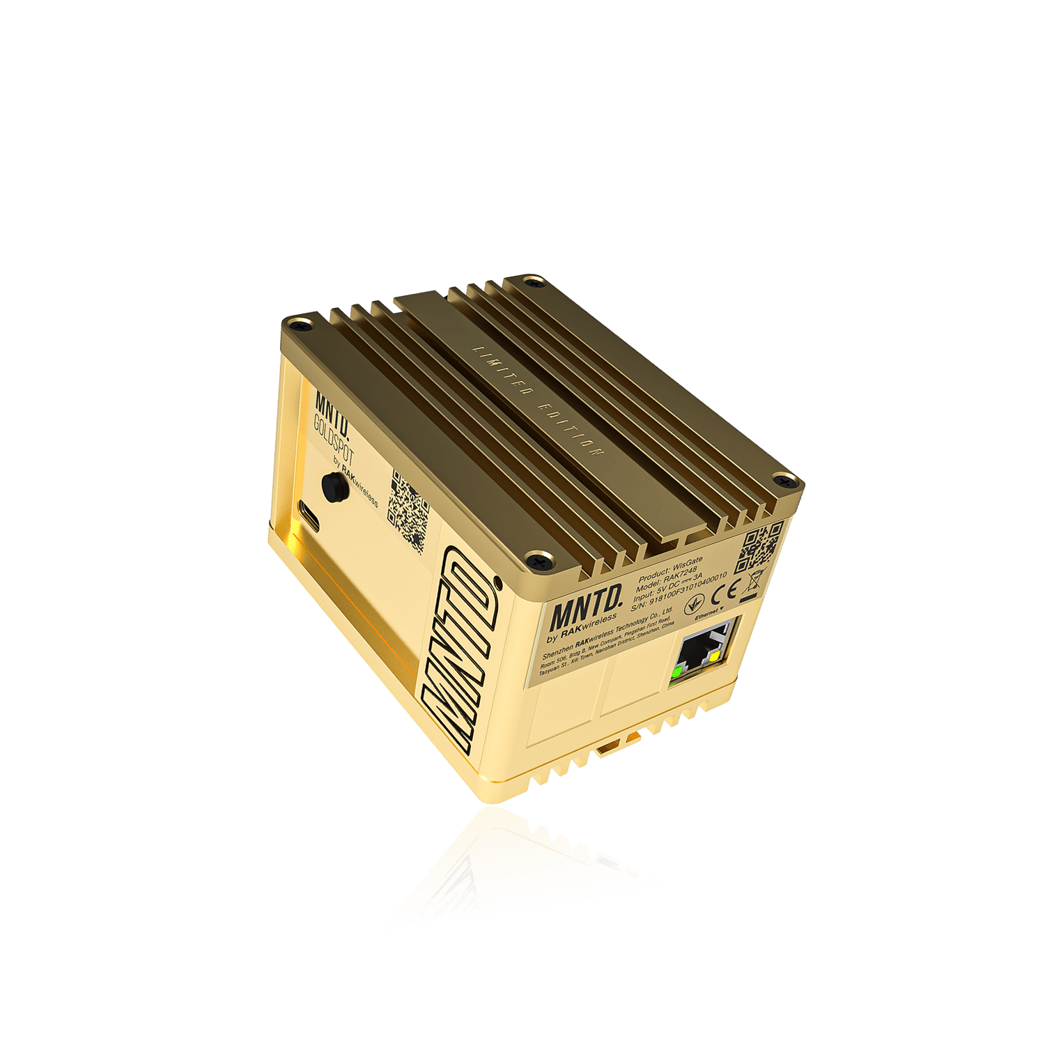 MNTD. Goldspot Miner - Limited Edition - LoRaWAN (US915) - Mapping Network