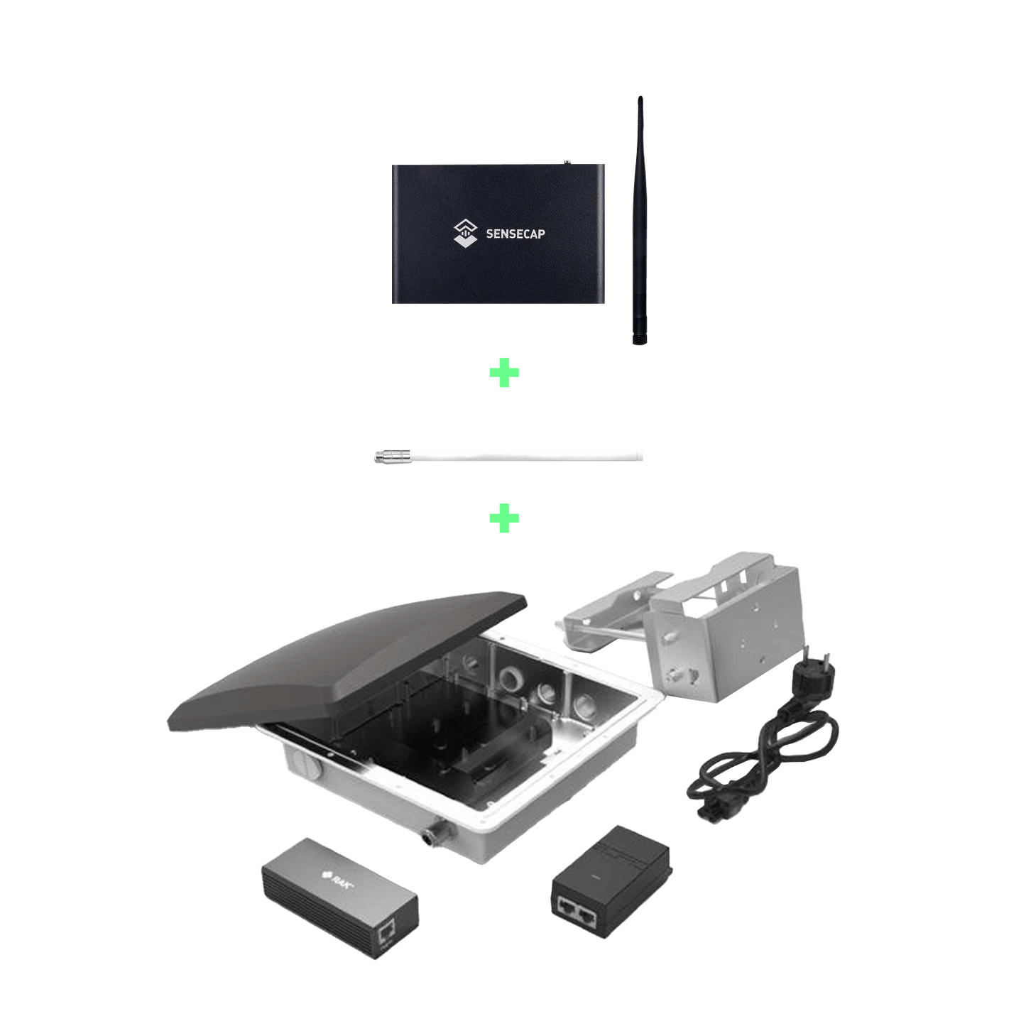 SenseCAP M1 Bundle - Hotspot, Enclosure and RAK Antenna 3 dBi - Mapping Network